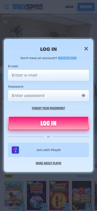 Onlyspins Login